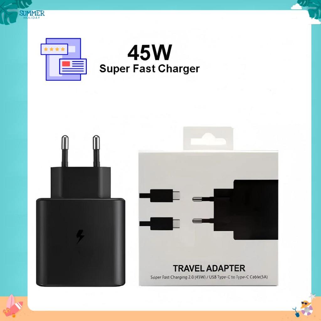 Carregador Original 45W Carregamento Super Rapidoturbo Tipo C + Cabo USB-C 