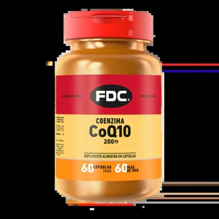 FDC Vitaminas Coenzima COQ Q10 200mg 60 capsulas em Oferta na Shopee