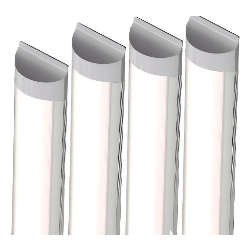 Kit Luminaria Tubular Led 40w Lampada Branco Frio 110v/220v em Oferta na Shopee