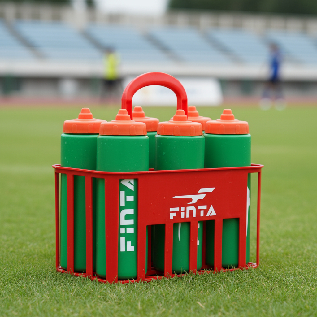 Cesto Com 6 Squeezes Para Água No Campo Jogadores Futebol Envio 24h