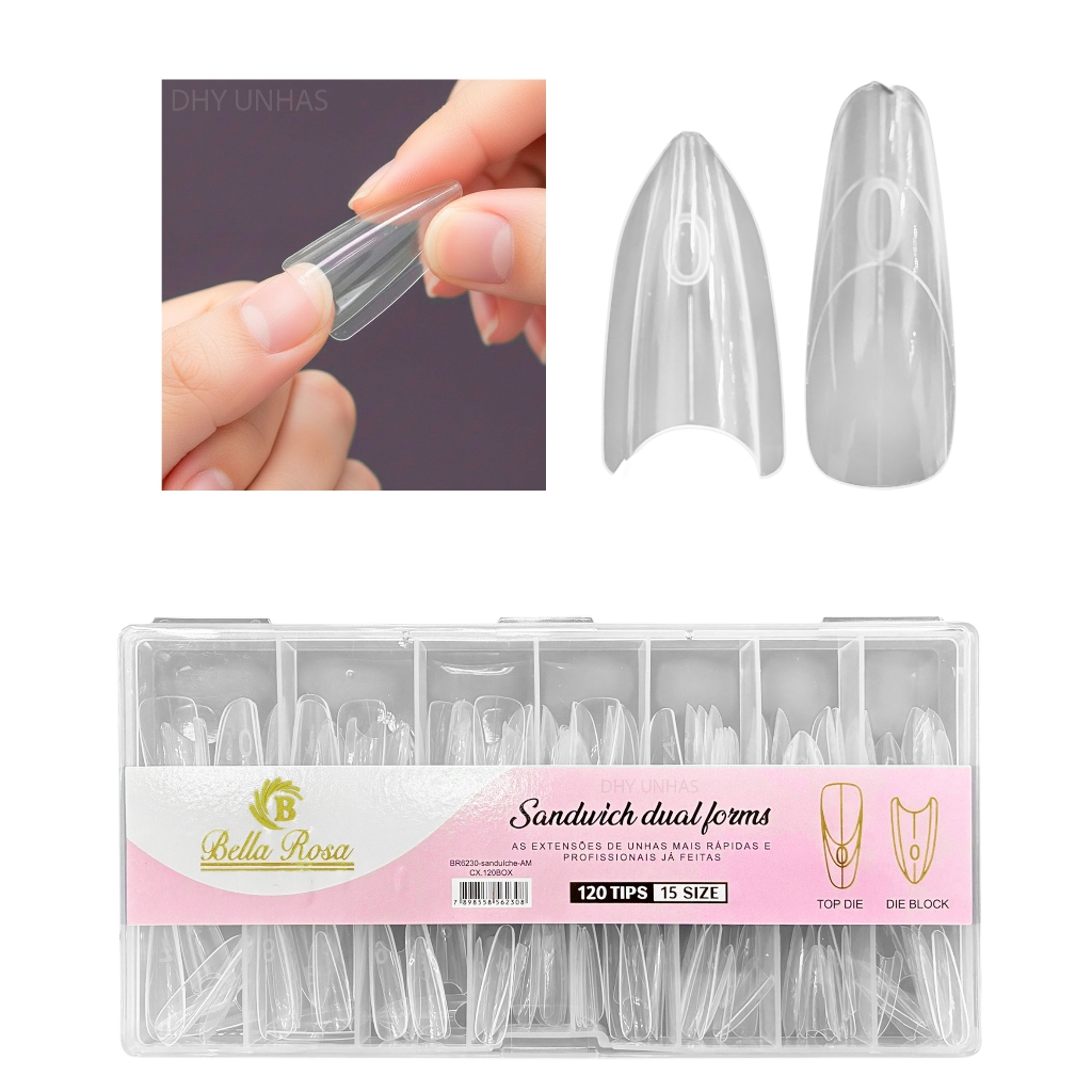 Molde F1 Duplo Gringa Sanduíche - 120 pçs 15 Tamanhos em Oferta na Shopee