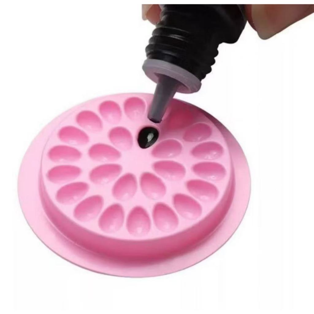 New Show Suporte Paleta Flor Plastico Colmeia Cola Extensão de Cilios Lash Design Envio Imediato em Oferta na Shopee