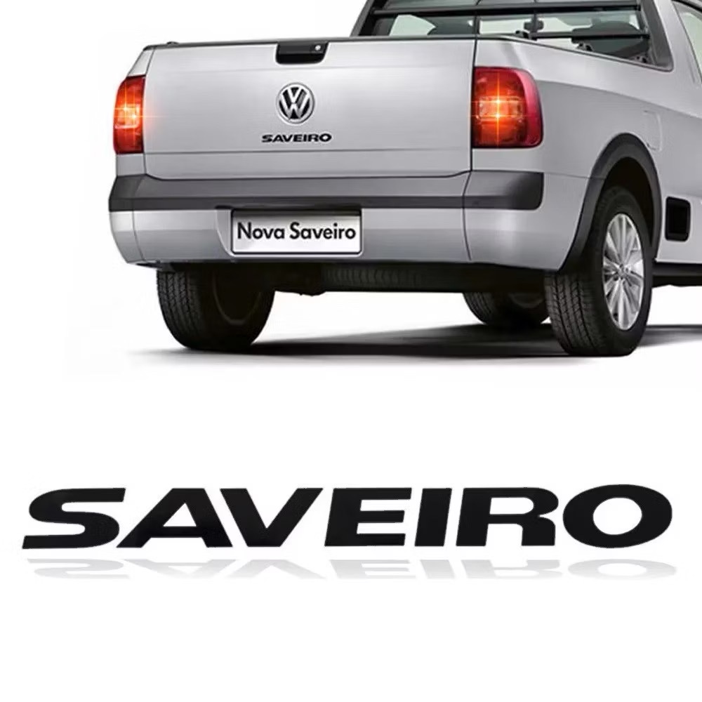 Adesivo Emblema Traseiro Tampa Caçamba Saveiro G5 G6 G7