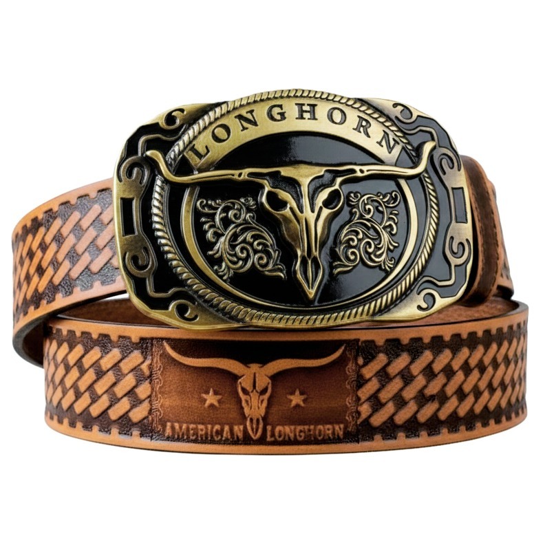 Cinto Cowboy Com Fivela Country De Couro Legítimo Pronta Entrega em Oferta na Shopee