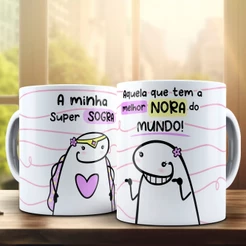 Caneca Personalizada GRB Artes Flork super Sogra NORA/ Genro