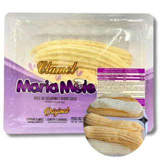 Maria Mole Baby 110g C/6 unidades Clamel Baby Doce Nostágilco Sabor Coco em Oferta na Shopee