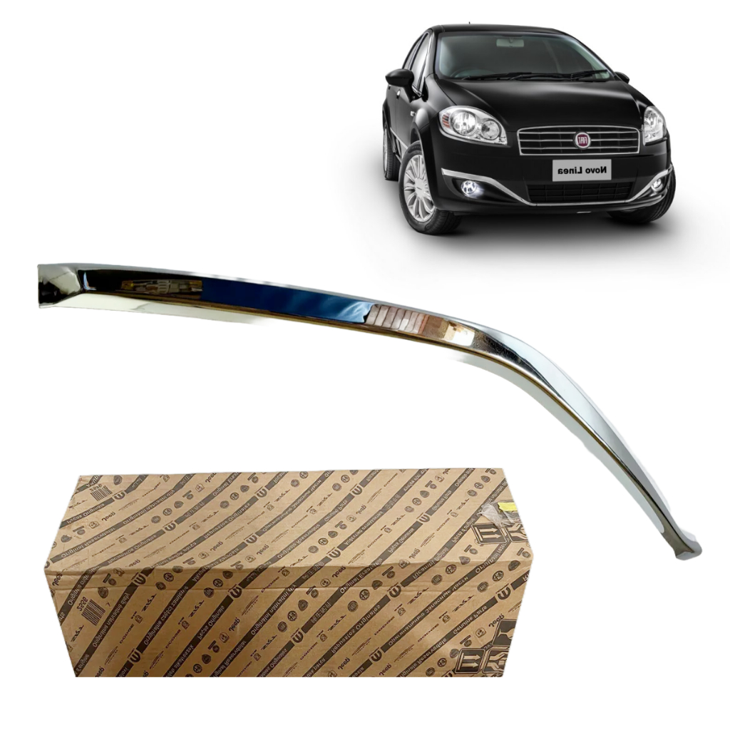 Friso Para-choque Dianteiro Direito Fiat Linea 2015-2016