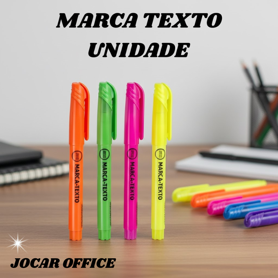 Marca Texto Jocar Office 6 Unidades - Leo & Leo Caneta Marca Texto Leonora