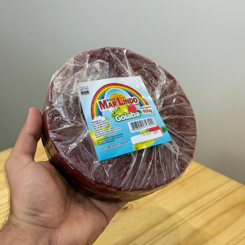 Goiabada Cascão Artesanal Mar Lindo - Direto do Ceará (350g ou 900g) em Oferta na Shopee