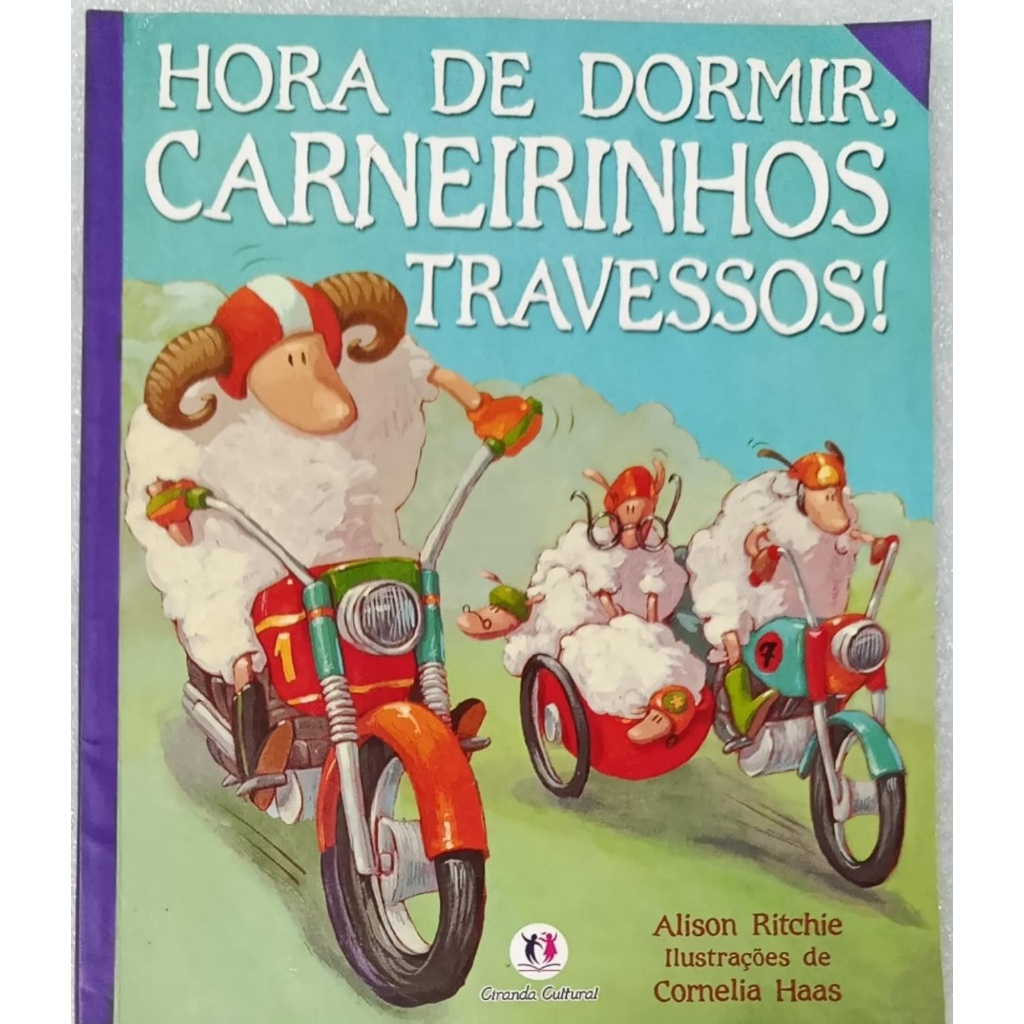 Livro Hora de dormir, carneirinhos travessos! Alison Richie Ilustrações Cornelia Haas editora Ciranda Cultural