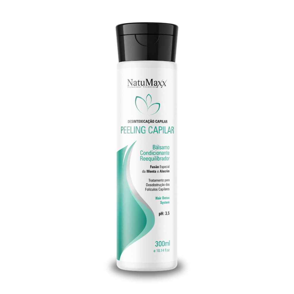 Balsamo Condicionante Peeling Capilar Natumaxx 300ml - Refresca e Purifica Profundamente o Couro Cabeludo