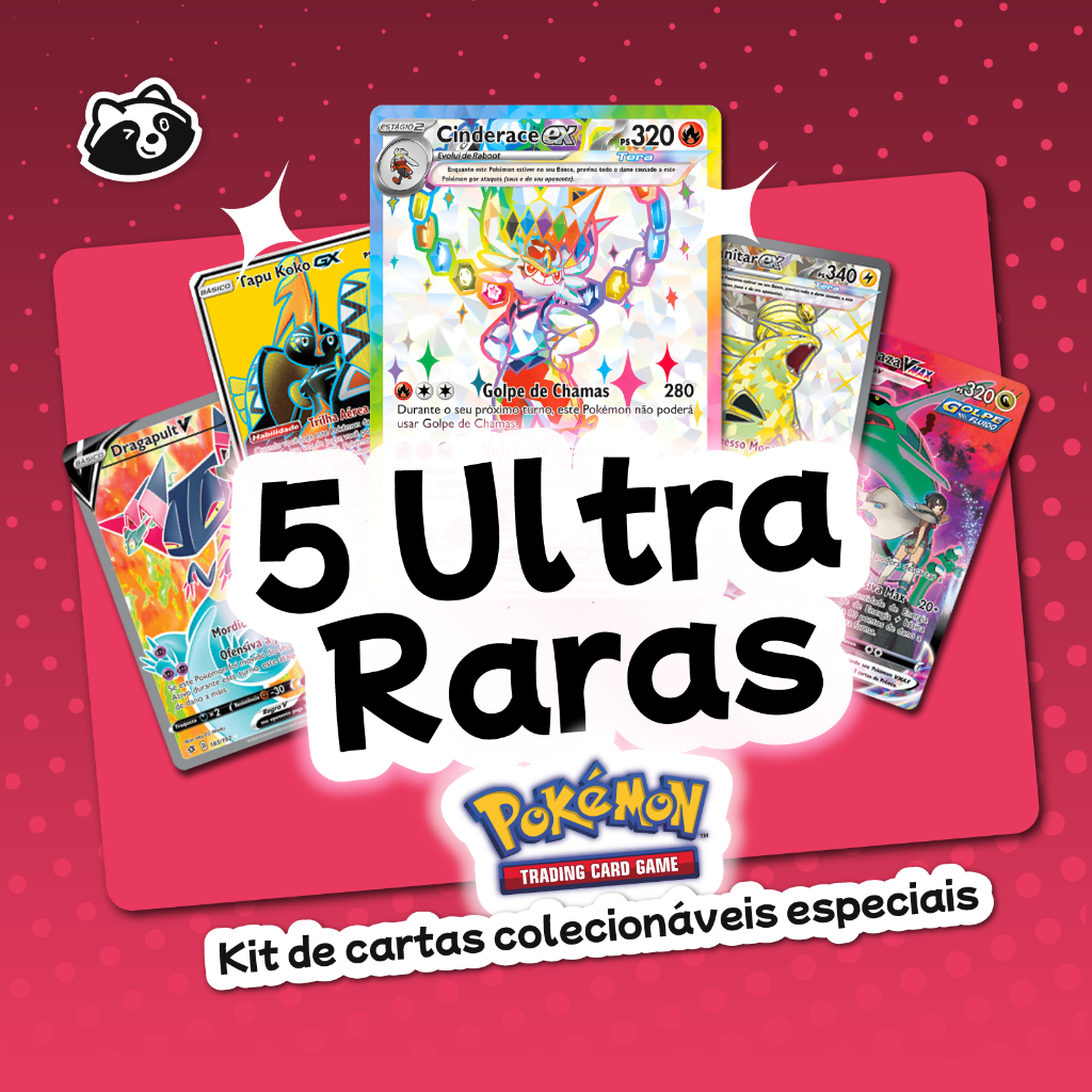 5 Cartas ULTRA RARA Pokémon ORIGINAIS Copag EX / VMAX / GIGAMAX / DOURADA / RARA em Oferta na Shopee