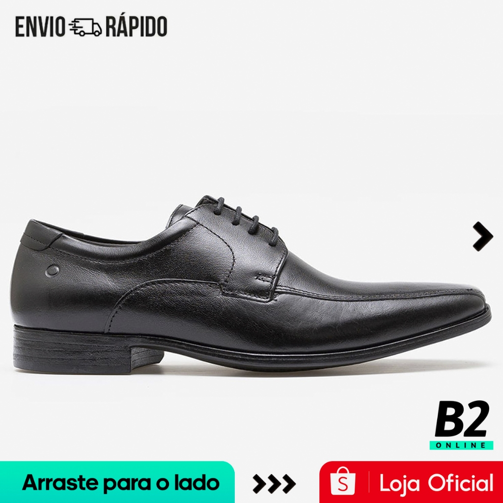 Sapato Masculino Democrata Metropolitan Prime Preto Original Com Nota Fiscal e Garantia em Oferta na Shopee