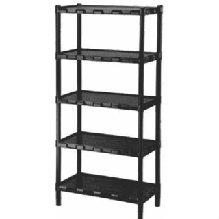 Estante Multiuso Organizadora Nápoles Modular Preta Prateleiras Plástico em Oferta na Shopee