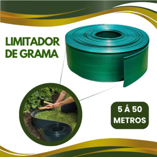 Limitador De Grama Separador Jardim Com Borda 5 a 50 Mts em Oferta na Shopee
