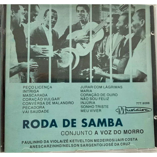 Cd Conjunto A Voz Do Morro Roda De Samba ANESCARZINHO ELTON MEDEIROS ZÉ KETI