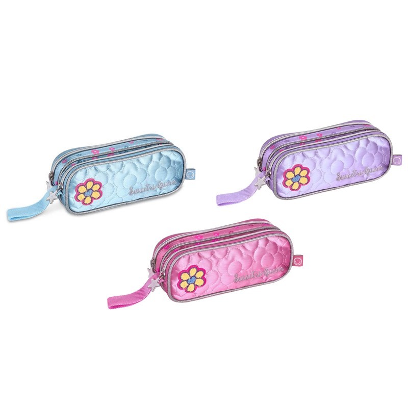 Estojo Duplo Escolar Sweet Queen - Clio em Oferta na Shopee