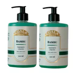 Kit 2 Coala Linha Home Sabonete Líquido 500ml - Bambu