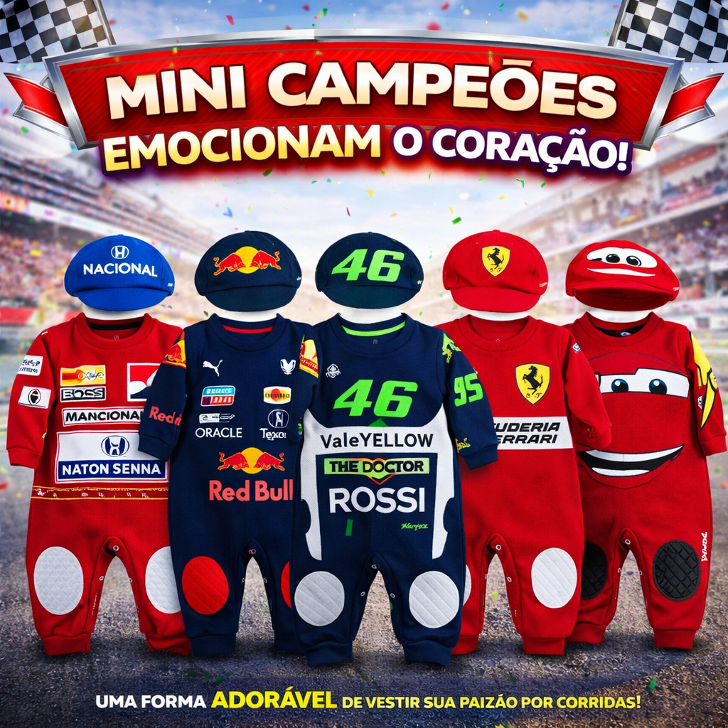 Macacão De Bebê Red Bull Fórmula 1 Moto Gp Corrida escolha em Oferta na Shopee
