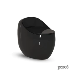 Vaso Sanitário Monobloco Porcê Luminus Preto (PVS48MBSFA-PT)