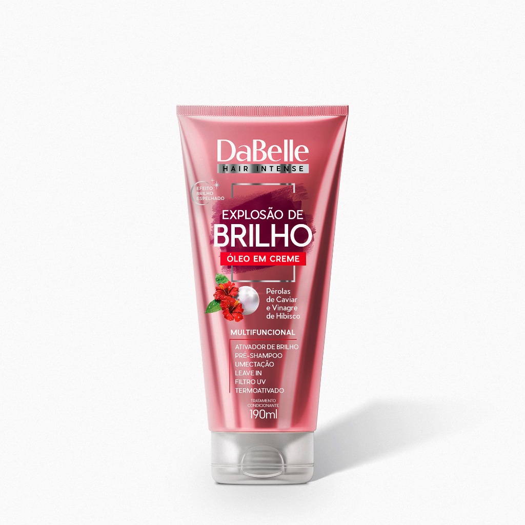 Óleo em Creme Explosão de Brilho DaBelle Hair 190ml em Oferta na Shopee