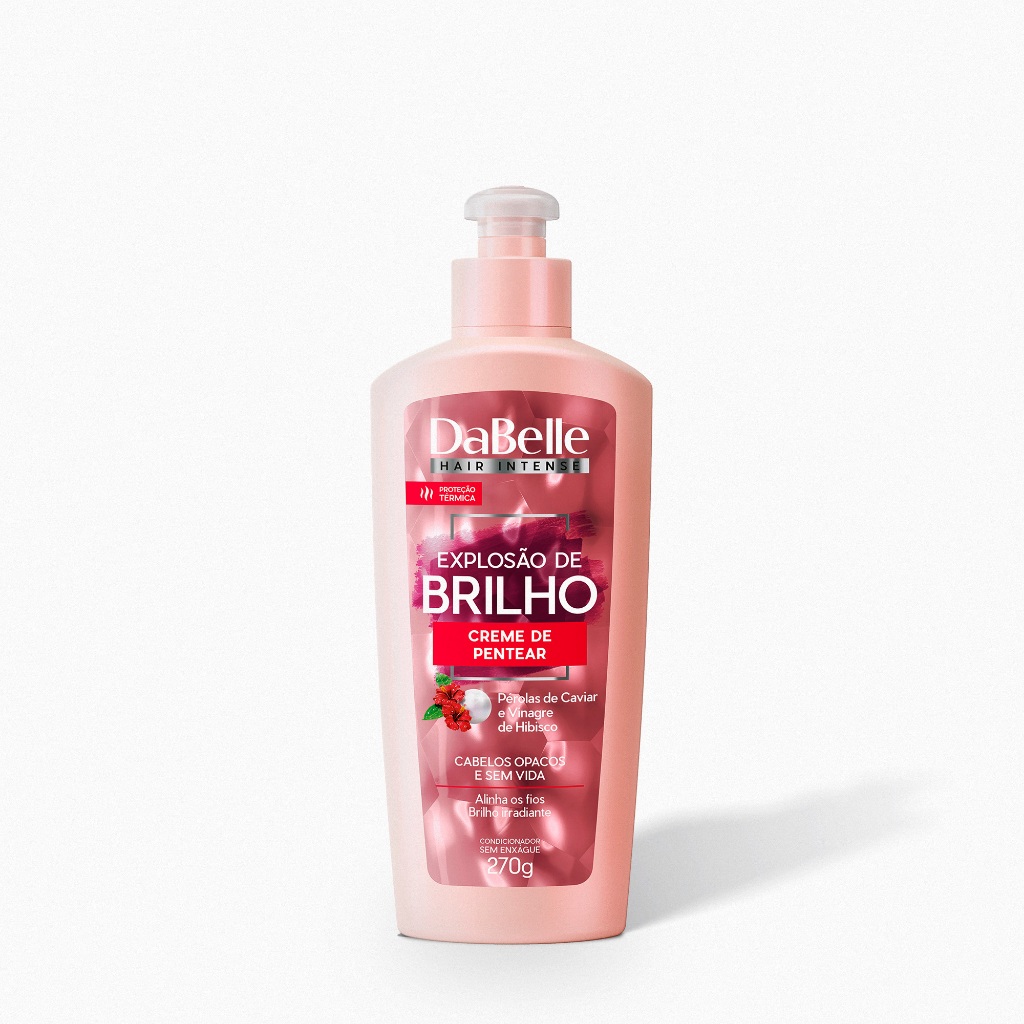Creme Para Pentear Explosão de Brilho - DaBelle Hair 270g em Oferta na Shopee