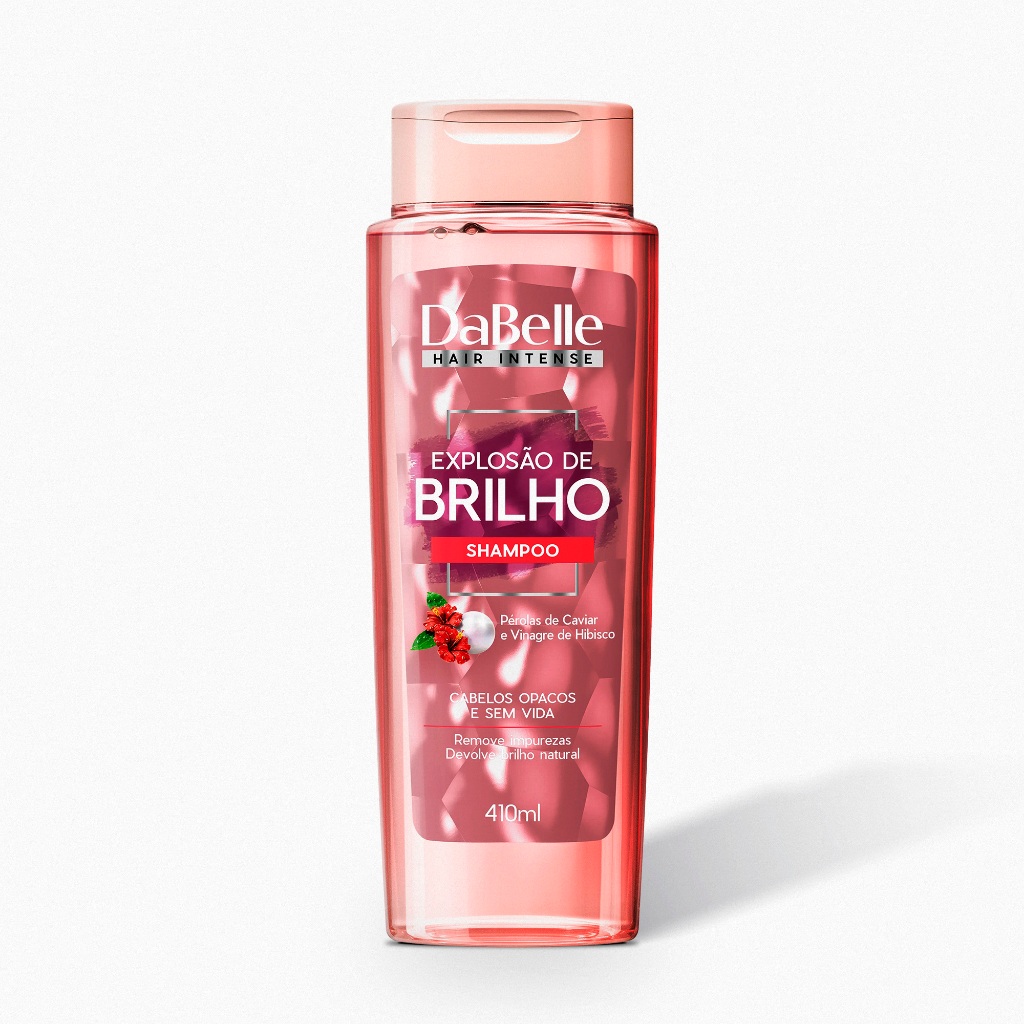 Shampoo Explosão de Brilho Dabelle Hair 410ml em Oferta na Shopee