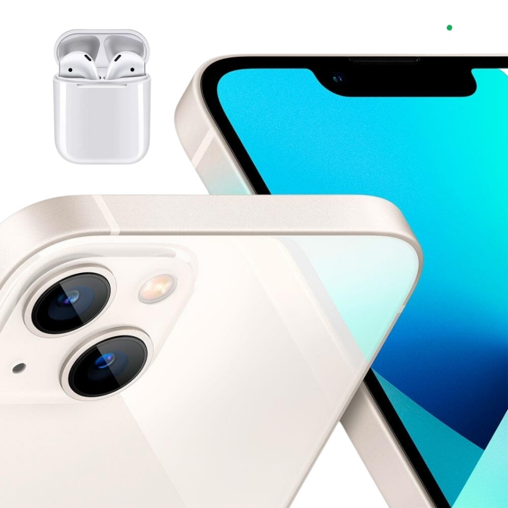 Vitrine Apple Iphone 13 Branca 128gb + Fone de Ouvido Bluetooth