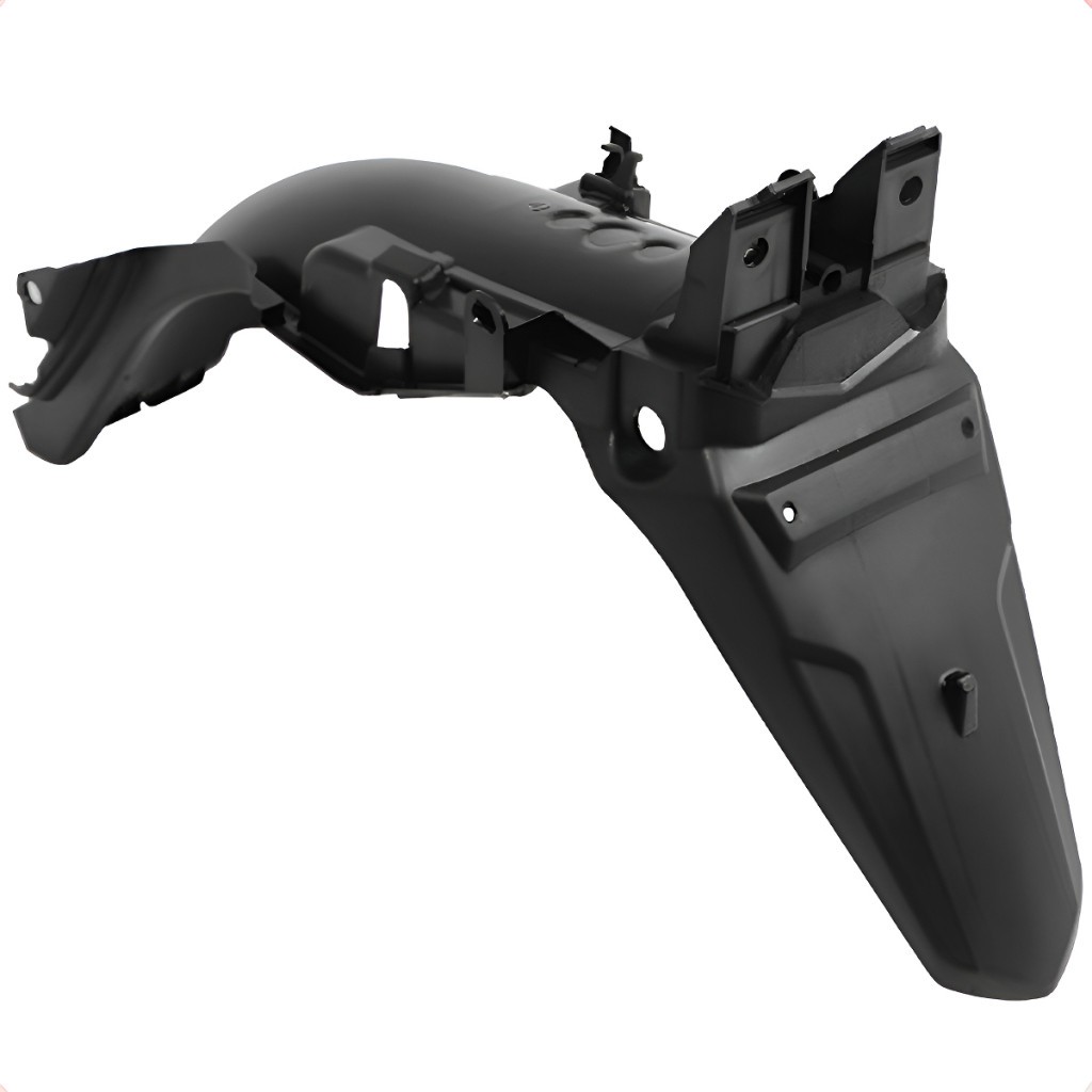 Paralama  Traseiro Fan 125 09 10 11 12 Honda Preto