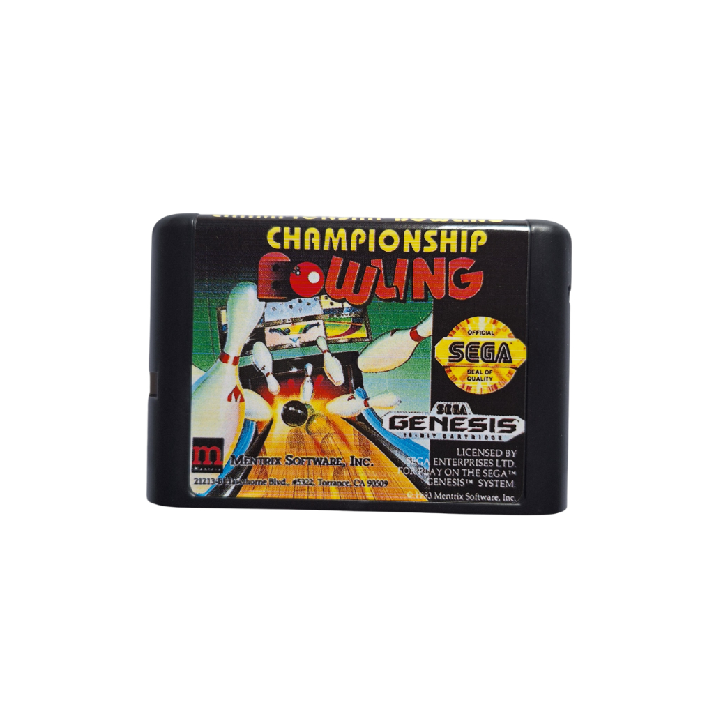 Championship Bowling Campeonato Boliche Mega Drive Genesis