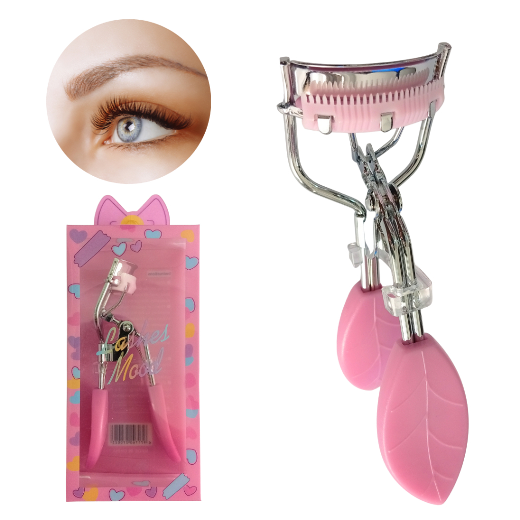 Curvex Lashes Mood com Pente Separador Cabo Folha Curvador de Cílios Cores Sortidas