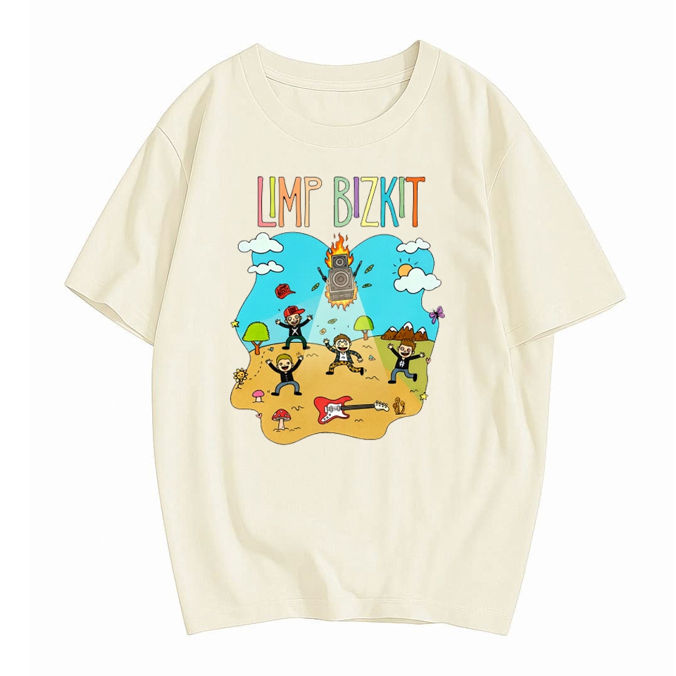 Camiseta Limp Bizkit Art - [Premium Exclusiva] Blusa banda exclusiva estampa ilustrada camisa casual