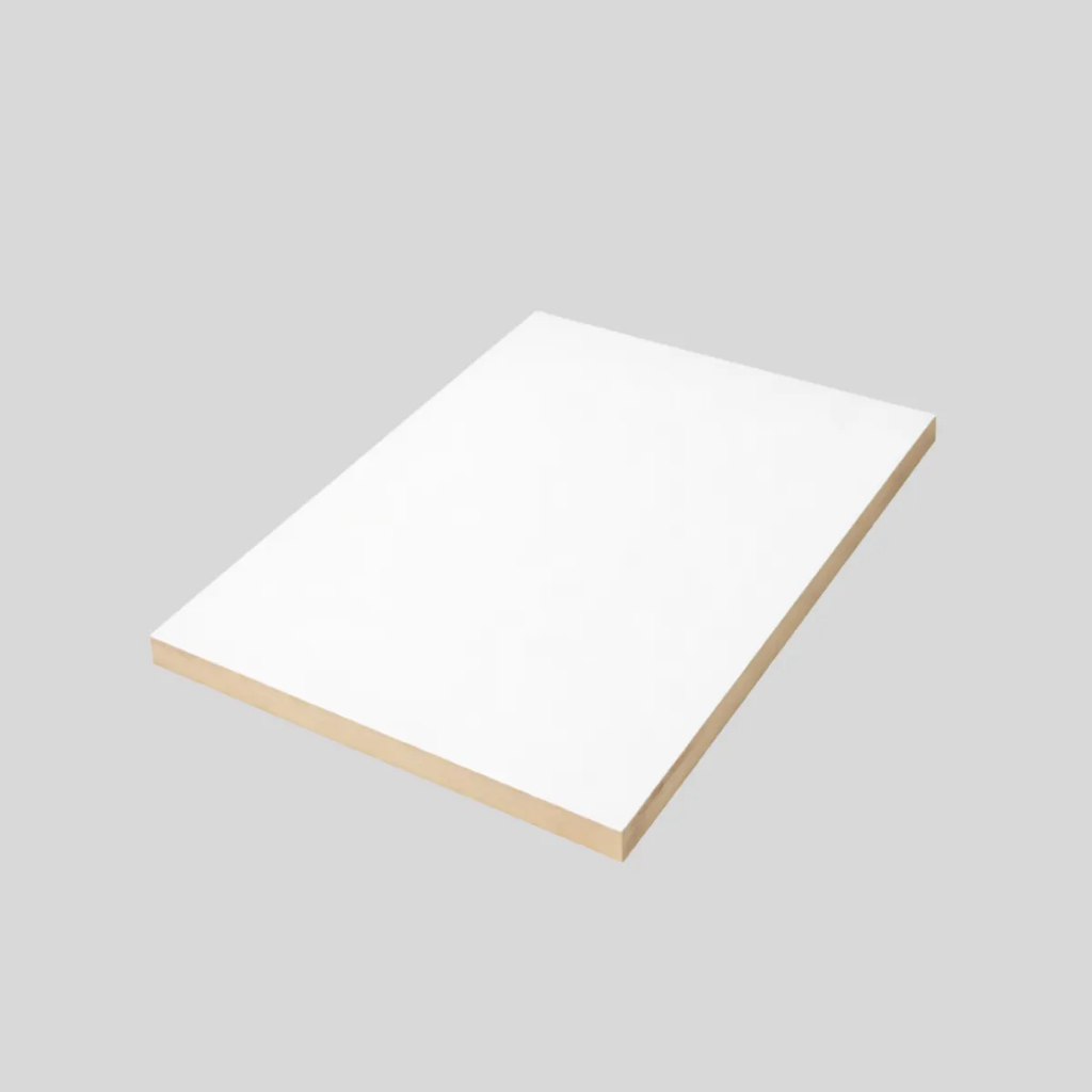 Chapa MDF branca 15mm 40x40 bordas fitadas prateleira tampo painel nicho móveis placa resistente