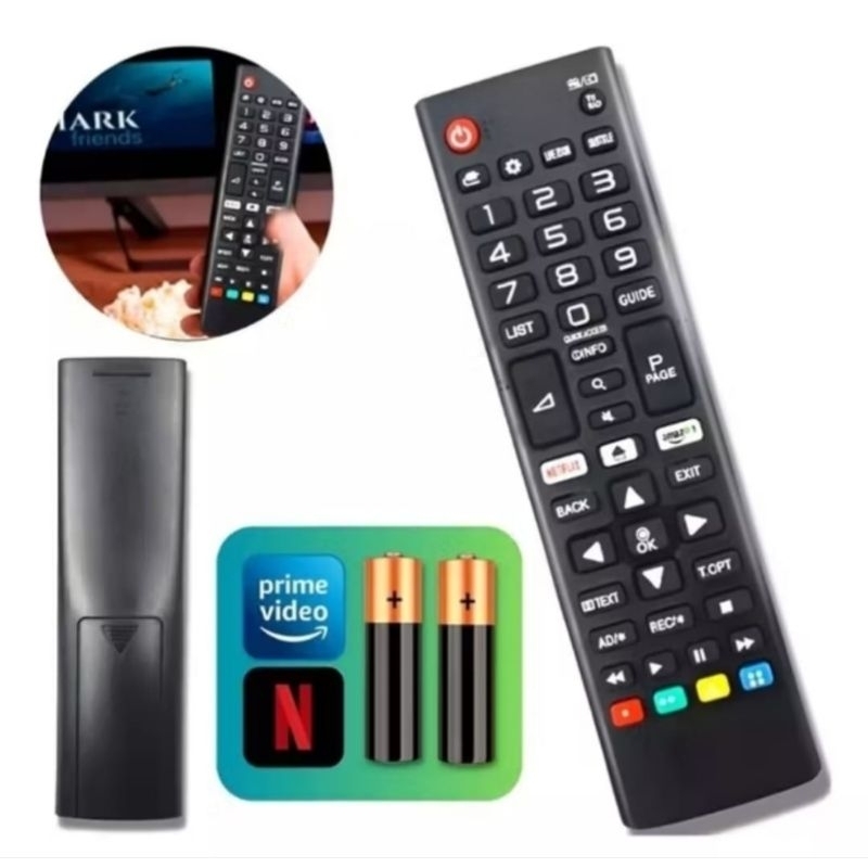 Controle Remoto Universal LG Lelong LE-7045-1  Para Smart / Led / LCD