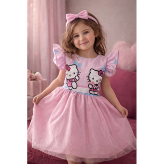 Vestido infantil Hello Kitty em Oferta na Shopee