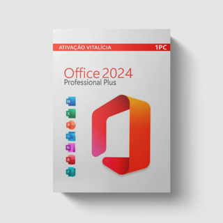 Office Professional Plus 2024 | Cartão de ativação | Lacrado | Original Microsoft | Nota Fiscal (DVD) em Oferta na Shopee