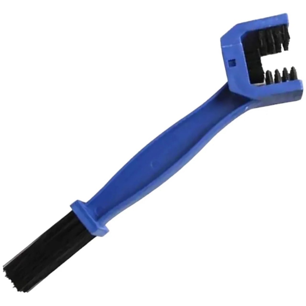 Escova De Limpeza De Corrente De Bicicleta De 3 Lados-Kit Portátil Motocicleta/Com Raspador