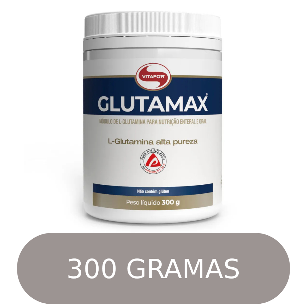 Glutamina Pura 300g – Recuperação, Imunidade e Saúde Intestinal