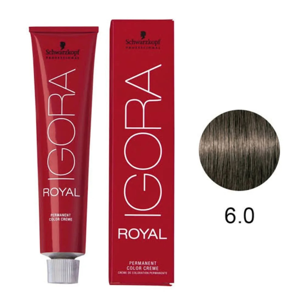 Coloração Igora Royal 6-0 Louro Escuro Natural 60g