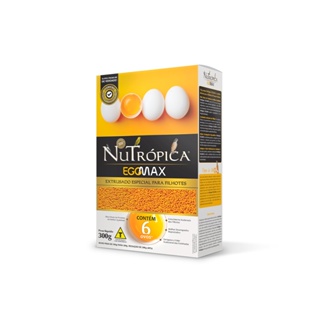 Nutrópica EggMax 300g - especial para filhotes em Oferta na Shopee