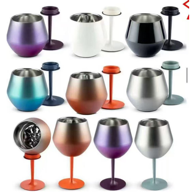 kit30/20/10 Taça Copo Térmico Aço Inoxidável 2 Em 1 Para Gin Vinho Cerveja Drink Bebidas 14oz | Envia Rápida/dismentato em Oferta na Shopee