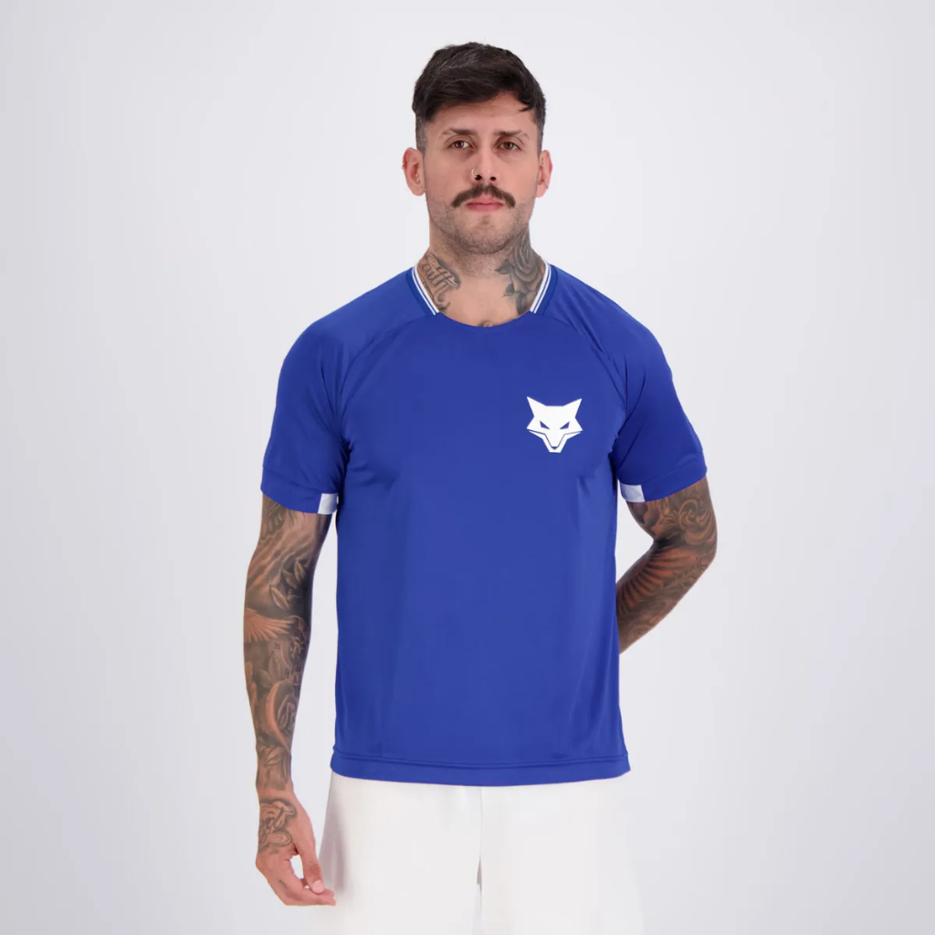 Camisa Cruzeiro Dry Azul em Oferta na Shopee