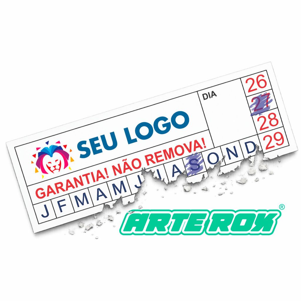 180 Lacre Casca de Ovo 3x1 cm Destrutivel Selo Etiqueta Adesivo Garantia Personalizado em Oferta na Shopee