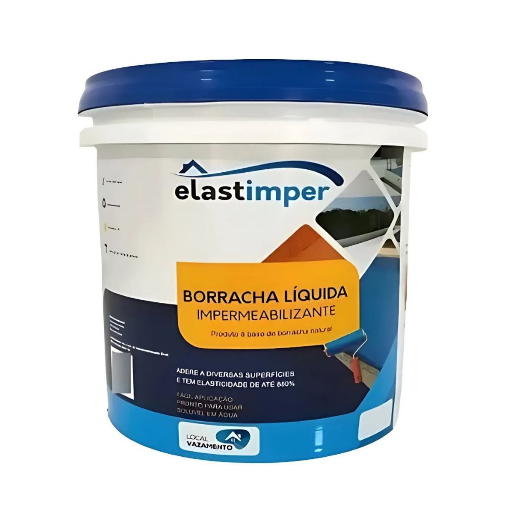 Borracha Liquida Elastimper 18kg Impermeabilizante Para Laje e Telha