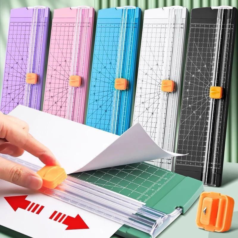 Cortador de Papel Portátil Guilhotina A4/A5 Máquina de Corte para Scrapbook e Escritório em Oferta na Shopee