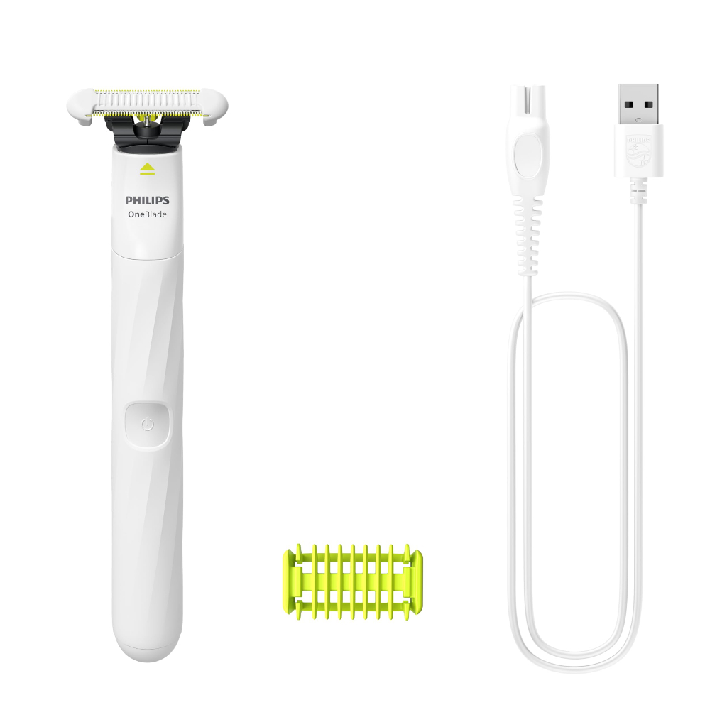 Aparador de Pelos Íntimo Philips OneBlade Intimate QP1924/10 À prova d'água - Bivolt