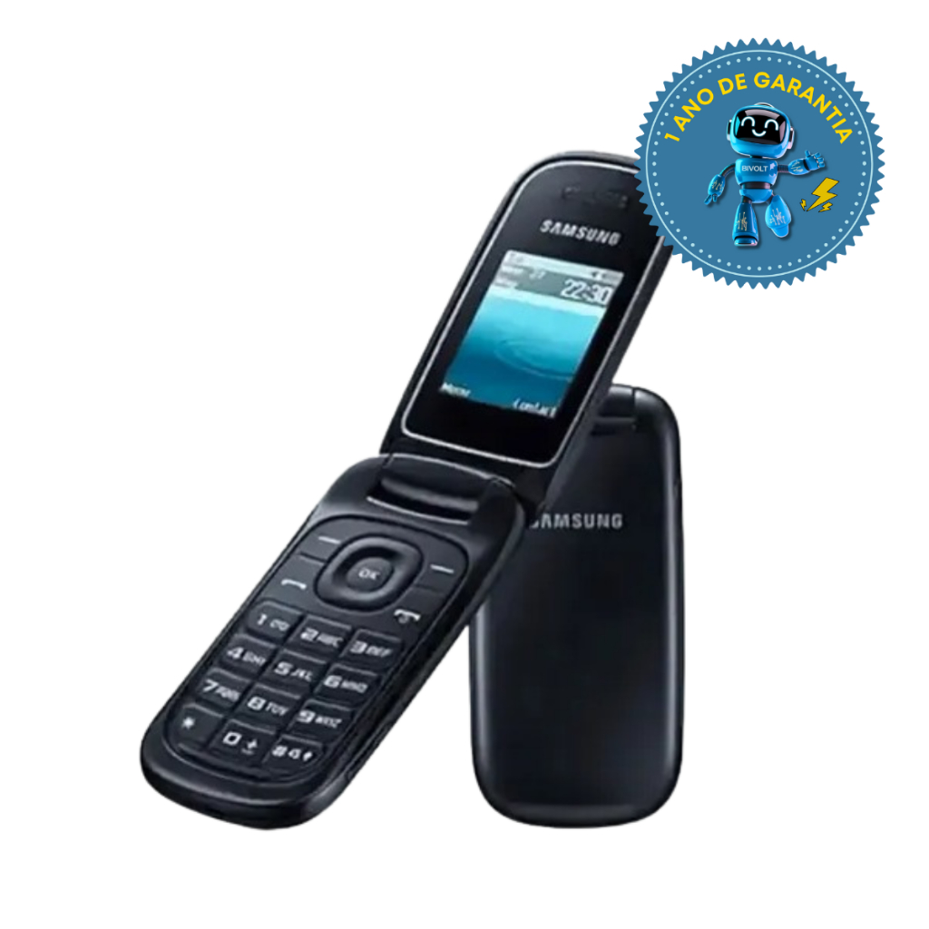NOVO Celular Samsung Flip GT- E1272 4G Flip Prático Para Idosos Rádio