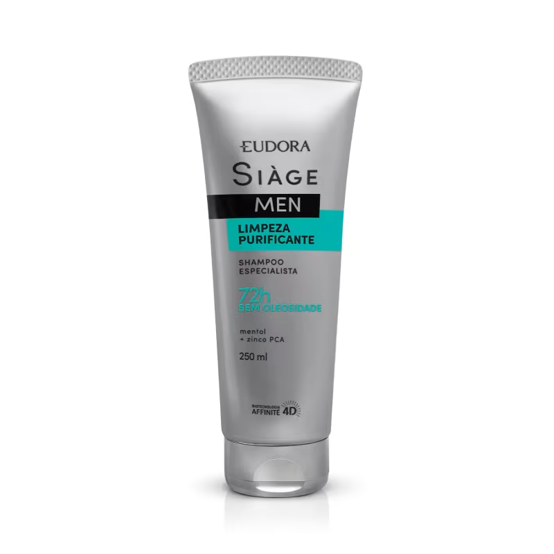 Shampoo Eudora Siàge Men Limpeza Purificante 250ml