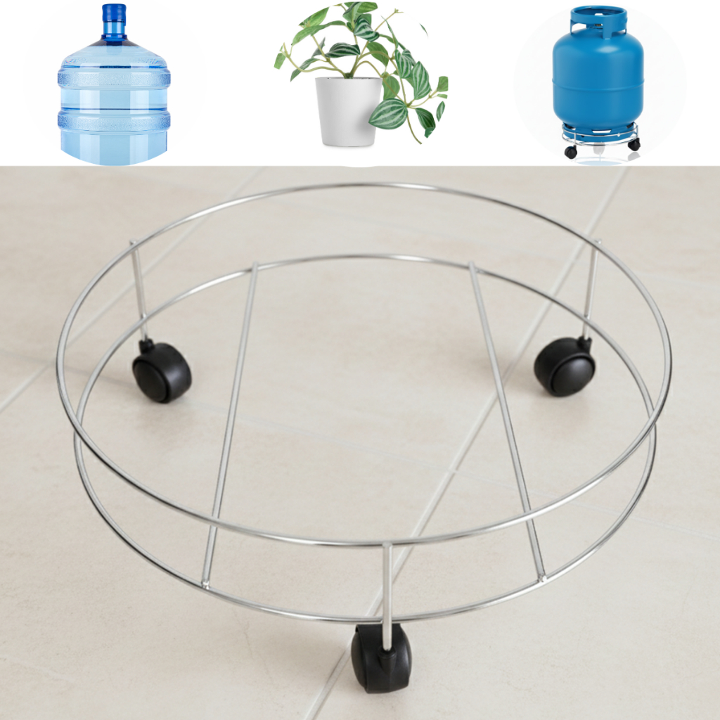 Suporte para Botijão de Gás Galão de Água Reforçado com Rodinhas em Oferta na Shopee