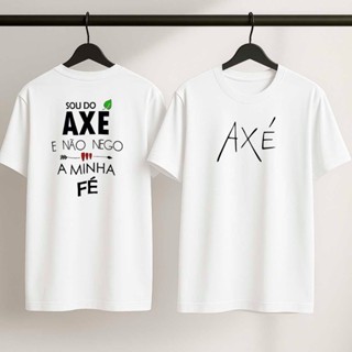 Camisa Camiseta Sou do Axé Fé Orixá Umbanda Blusa 100% Algodão Várias Cores Fio 30.1 em Oferta na Shopee